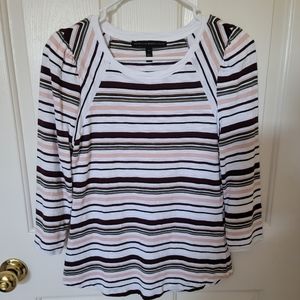 White House Black Market 3/4 Raglan Top